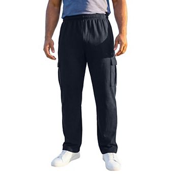 KingSize Men's Big & Tall Ultra-Comfort Fleece Cargo Sweatpant