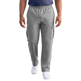 KingSize Men's Big & Tall Ultra-Comfort Fleece Cargo Sweatpant