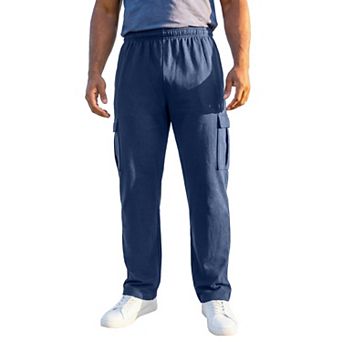 KingSize Men's Big & Tall Ultra-Comfort Fleece Cargo Sweatpant