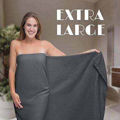 Luxury 650 GSM Cotton Bath Sheet Towels Extra Large Highly Absorbent Quick Dry Hotel Quality 2 Pack