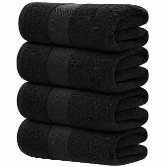 Luxury Soft Thick Bath Towel Set 700 GSM Absorbent Quick Dry 2 Ply