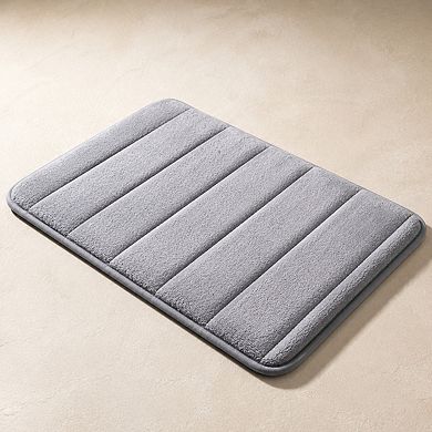 Memory Foam Bath Mat Ultra Soft Water Absorbent Non Slip Machine Washable