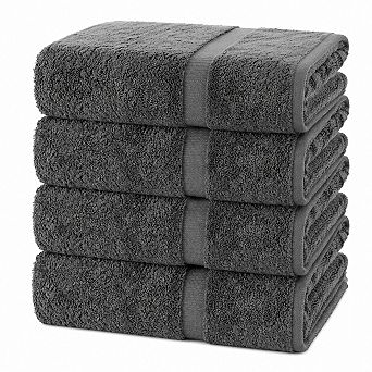 Luxury Soft Absorbent 100% Ring Spun Cotton Bathroom Towels Spa Quality Durable Safe