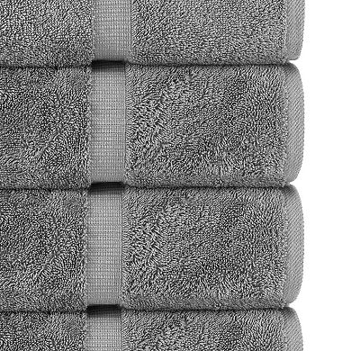 Luxury Soft Absorbent Ring Spun Cotton Bath Towel Set Spa Quality