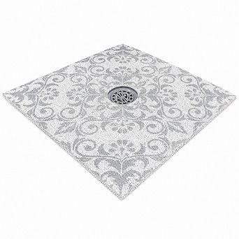 Loofah Shower Mat Non Slip Anti Slip Drain Hole Comfortable Foot Massage Easy Clean