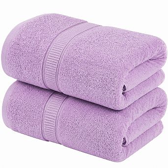 Luxurious 2 pc Bath Sheet 600 GSM Ring Spun Cotton Highly Absorbent Quick Dry Extra Large Towel