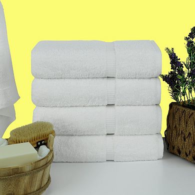 Luxury 4 Piece Bath Towel Set Soft Absorbent Durable Spa Quality