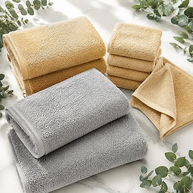 Luxury Cotton Ring Spun Bath Towels Super Absorbent Soft Thick Spa Hotel