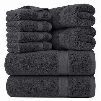 Luxury Cotton Ring Spun Bath Towels Super Absorbent Soft Thick Spa Hotel