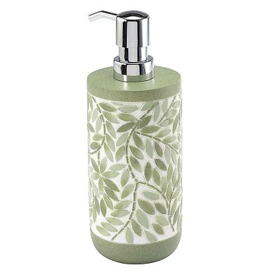 Collection Resin Lotion Pump Soap Dispenser Green Bathroom Countertop Accessory