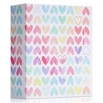 Photo Album 4x6 200 Photos PU Leather Cover Horizontal Pockets Wedding Graduation Travel Memory Book