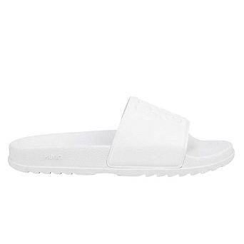 Hugo Boss Womens/Ladies Match It Stacked Logo Flat Sliders