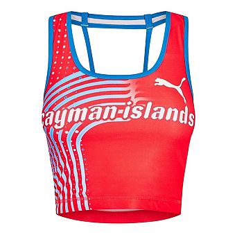 Puma Womens/Ladies Cayman Islands Strappy Fitted Crop Top