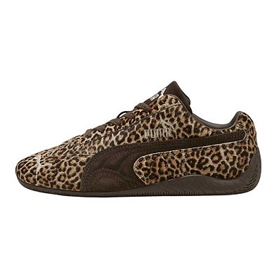 Puma Womens/Ladies Speedcat Leopard Print Flat Trainers