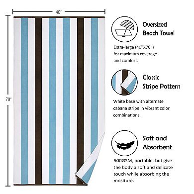 Extra large beach towel extra large 40x70 cotton pool XL plush thickened soft absorbent quick drying