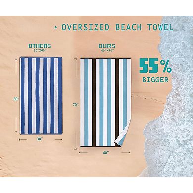 Extra large beach towel extra large 40x70 cotton pool XL plush thickened soft absorbent quick drying