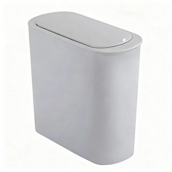 5 Gallon Motion Sensor Bathroom Trash Can Automatic Touchless Plastic Waste Basket Slim Large