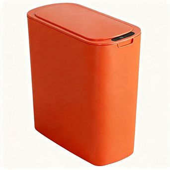 5 Gallon Motion Sensor Bathroom Trash Can Automatic Touchless Plastic Waste Basket Slim Large