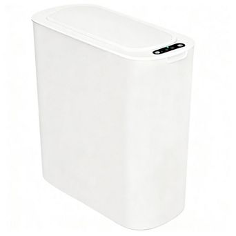 5 Gallon Motion Sensor Bathroom Trash Can Automatic Touchless Plastic Waste Basket Slim Large