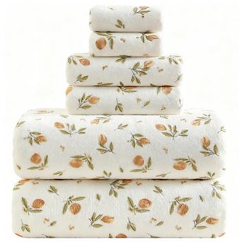 39x78 Bath Sheets Extra Large Towels Set Microfiber Soft Absorbent Striped