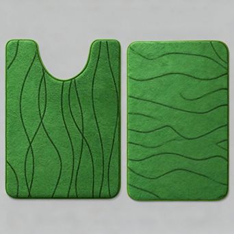 Memory Foam Bath Mat Ultra Absorbent Non Slip Washable
