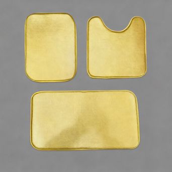 Memory Foam Bath Mat Toilet Lid Cover