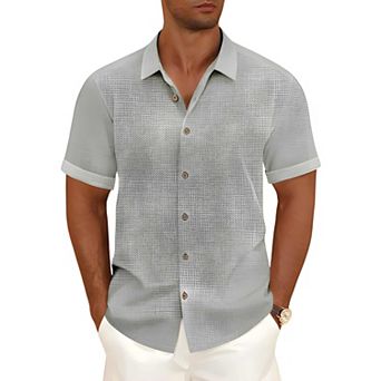 Men's Vacation Button Shirt