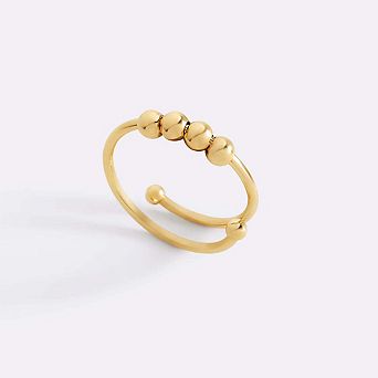 Adjustable Beaded Fidget Ring