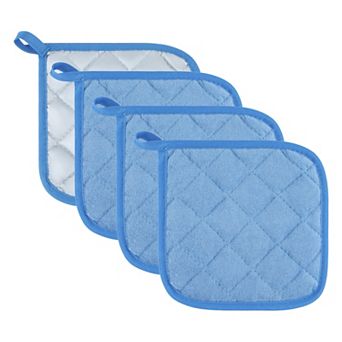 Pot Holders Polyester Heat Resistant Trivets Non Slip Hot Pads for Countertops 4 pc