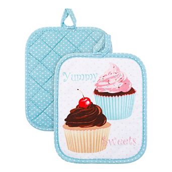 2 pc Pot Holders Heat Resistant Trivets Non Slip Hot Pads for Countertop Oven Pot Holders
