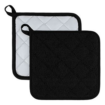 2 pc Square Pot Holders Heat Resistant Trivets Non Slip Hot Pads for Countertops Oven Pot Holders