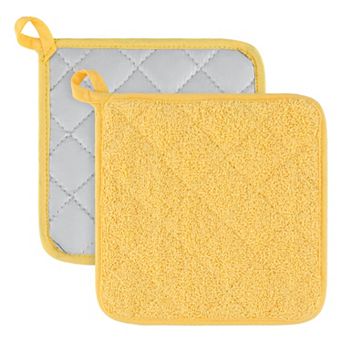 2 pc Square Pot Holders Heat Resistant Trivets Non Slip Hot Pads for Countertops Oven Pot Holders