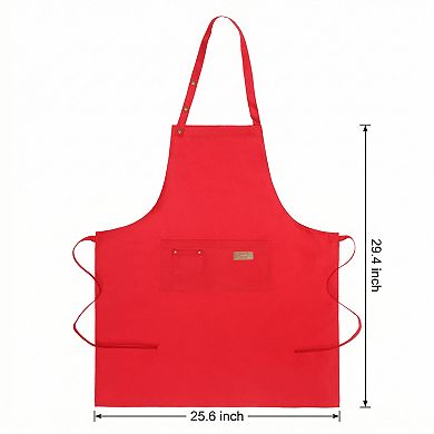 Aprons for Women with Pockets Kitchen Apron Adjustable Cooking Apron Durable Aprons for Home