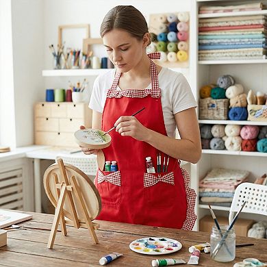 Maid style Apron with Pockets Kitchen Apron Cooking Apron for Women Durable Aprons for Home