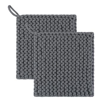 2 pc Pot Holders Heat Resistant Trivets Non Slip Hot Pads for Countertops