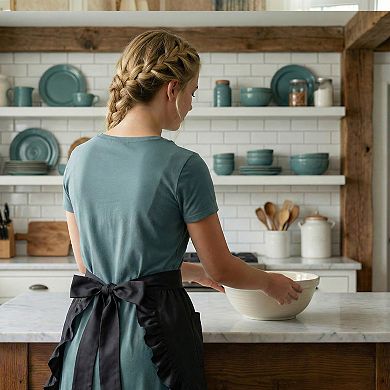 Aprons for Women with Pockets Kitchen Apron Ruffle Cooking Apron Durable Aprons for Home