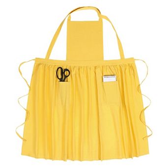 Aprons for Women with Pockets Kitchen Apron Long Waist Cooking Apron Durable Cotton Aprons
