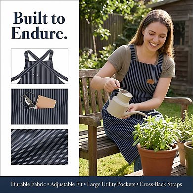 Aprons for Women with Pockets Kitchen Apron Long Waist Cooking Apron Durable Polyester Aprons