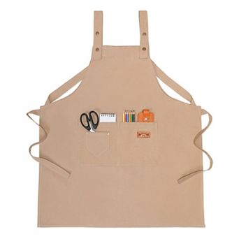 Aprons for Women with Pockets Kitchen Apron Adjustable Long Waist Cooking Apron for Home and Kitchen