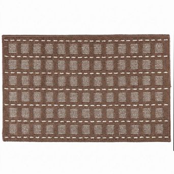 Geometric Door Mat Indoor Outdoor Waterproof Welcome Mat for Front Door Non Slip Entryway Rug