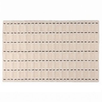 Geometric Door Mat Indoor Outdoor Waterproof Welcome Mat for Front Door Non Slip Entryway Rug