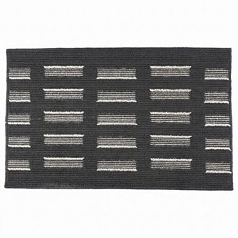 Geometric Door Mat Indoor Outdoor Waterproof Welcome Mat for Front Door Scraper Mat for Dirt Trapper