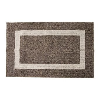 Geometric Door Mat Indoor Outdoor Waterproof Welcome Mat for Non Slip Low Profile Entryway Rug