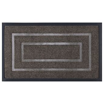 Geometric Door Mat Indoor Outdoor Waterproof Welcome Mat for Front Door Non Slip Low Profile Rug