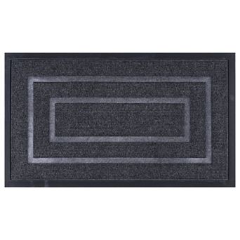 Geometric Door Mat Indoor Outdoor Waterproof Welcome Mat for Front Door Non Slip Low Profile Rug