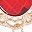 Gold Tone Red