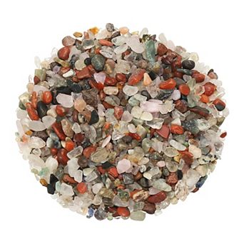 Crystal Chips Stone Fluorite Aquarium Gravel Crushed Chips Tumbled Polished Stones for Fish Tank