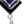 Silver Tone Dark Blue
