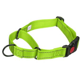 Reflective Dog Collar No Pull Adjustable Dog Training Collar Nylon with Quick Release Buckle