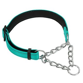 Dog Chain Collars Adjustable No Pull Training Reflective Collar with Steel Chain Intended for Pets